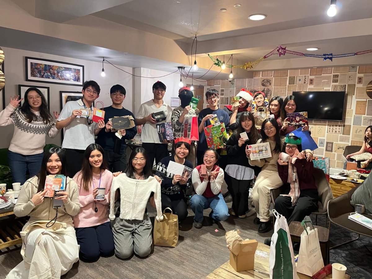 Student fellowship Christmas gift exchange
